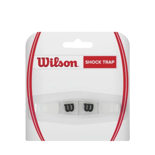 Wilson Schlägerzubehör Shock Trap Dämpfer 1er, Clear/Black, NS Wilson Schlägerzubehör Shock Trap Dämpfer 1er, Clear/Black, NS von Wilson