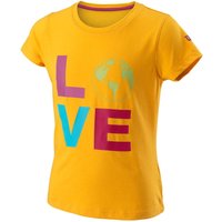 Wilson Love Earth Tech T-Shirt Mädchen in gelb, Größe: L von Wilson