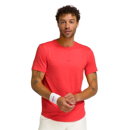Wilson M Everyday Performance Tee Infrared Herren T-Shirt rot M Wilson M Everyday Performance Tee Infrared Herren T-Shirt rot M von Wilson