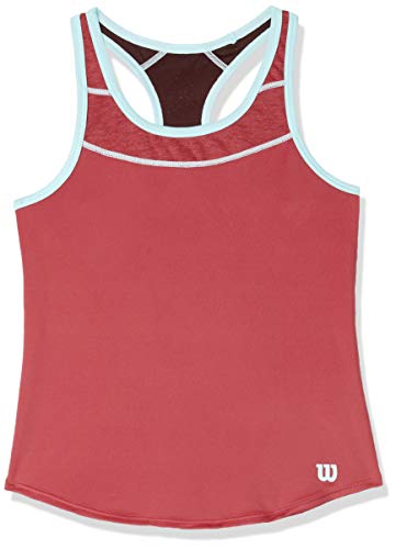 Wilson Mädchen, Core II Tank-Top Berry, Hellblau, M Oberbekleidung, M von Wilson