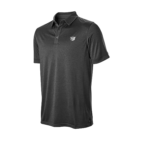 Wilson Staff Herren Golf-Poloshirt, Stripe Heather Polo, Kurzarm, Polyester / Elasthan Wilson Staff Herren Golf-Poloshirt, Stripe Heather Polo, Kurzarm, Polyester / Elasthan von Wilson
