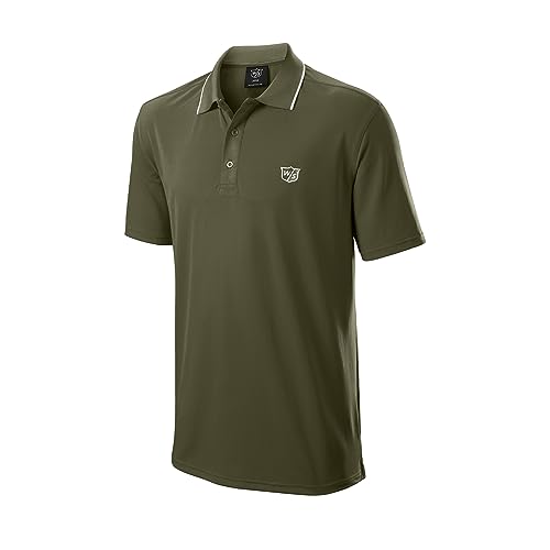 Wilson Staff Herren Golf-Poloshirt, Classic Polo, Kurzarm, Polyester von Wilson