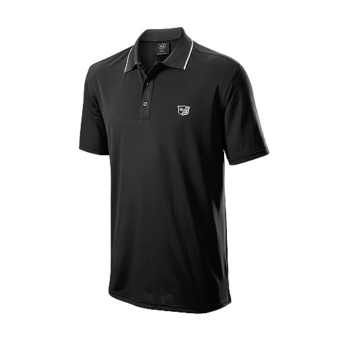 Wilson Staff Herren Golf-Poloshirt, Classic Polo, Kurzarm, Polyester von Wilson