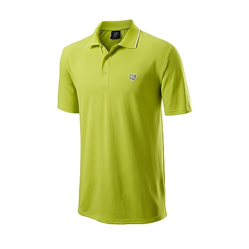 Wilson Staff Herren Golf-Poloshirt, Classic Polo, Kurzarm, Polyester von Wilson