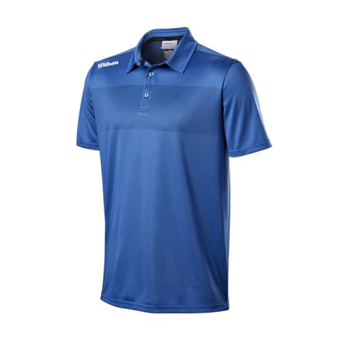 Wilson Herren Golf-Poloshirt, Kurzarm, Tour Polo, Hemd mit UV-Schutz, Atmungsaktiv und schnell trocknend, Polyester Wilson Herren Golf-Poloshirt, Kurzarm, Tour Polo, Hemd mit UV-Schutz, Atmungsaktiv und schnell trocknend, Polyester von Wilson