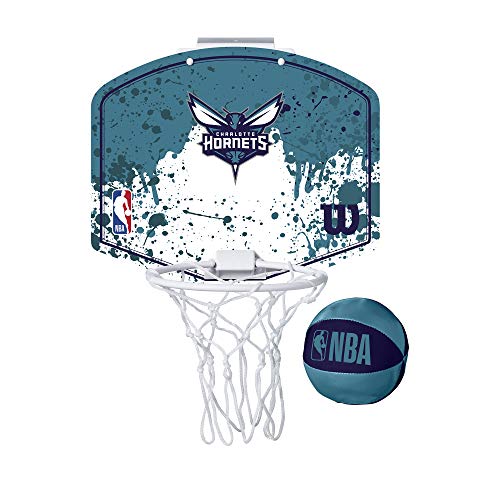 Wilson Mini-Basketballkorb NBA TEAM MINI HOOP, CHARLOTTE HORNETS, Kunststoff von Wilson