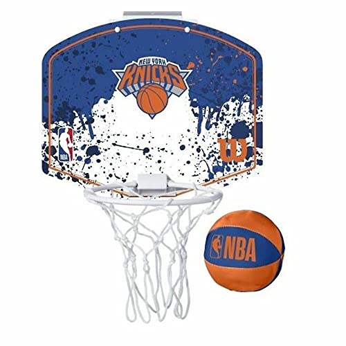 Wilson Mini-Basketballkorb NBA TEAM MINI HOOP, NEW YORK KNICKS, Kunststoff von Wilson