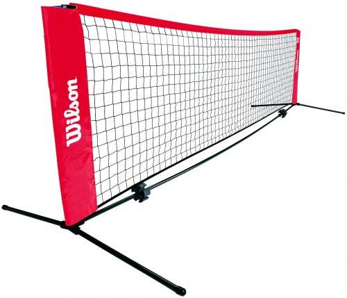 Wilson Tennisnetz Trainerbedarf Starter Ez Tennis Net 18'/6.1m, Red/Black, NS Wilson Tennisnetz Trainerbedarf Starter Ez Tennis Net 18'/6.1m, Red/Black, NS von Wilson