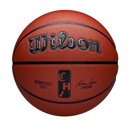 Wilson NBA Authentic Indoor/Outdoor City Basketball, Braun, 7 Wilson NBA Authentic Indoor/Outdoor City Basketball, Braun, 7 von Wilson
