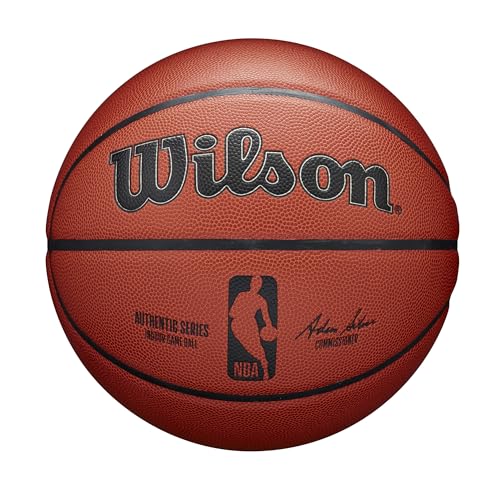 Wilson NBA Authentic Indoor Competition Basketball – Braun, Größe 17,8–74,9 cm Wilson NBA Authentic Indoor Competition Basketball – Braun, Größe 17,8–74,9 cm von Wilson