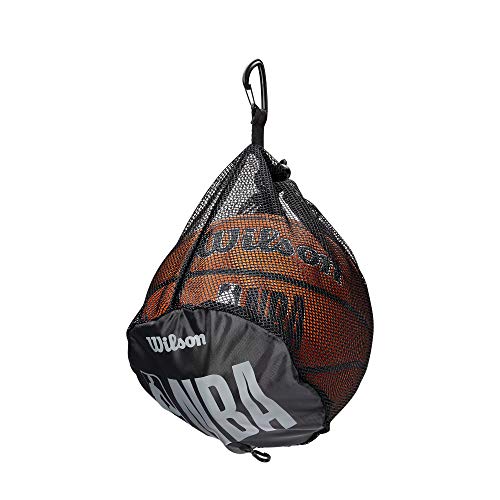 Wilson NBA Basketballtasche für Einzelball, Schwarz von Wilson