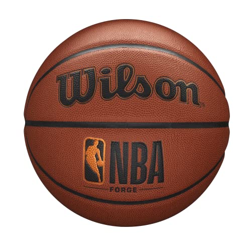 Wilson NBA Forge Series Indoor/Outdoor Basketball – Schmiede, Braun, Größe 12,7–69,8 cm von Wilson