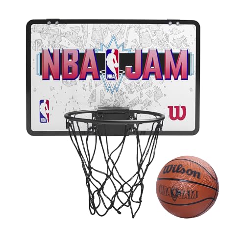 Wilson NBA Jam Mini-Basketballkorb, Inkl. Basketball und Stickerbogen von Wilson