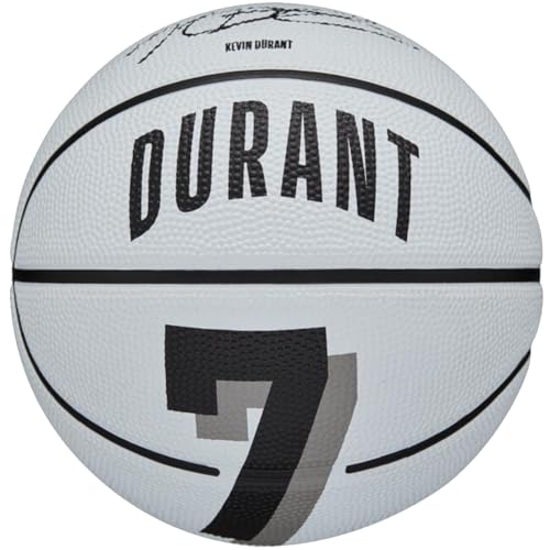 Wilson NBA Player Icon Kevin Durant Mini Ball WZ4007301XB, Womens,Mens basketballs, White, 3 EU Wilson NBA Player Icon Kevin Durant Mini Ball WZ4007301XB, Womens,Mens basketballs, White, 3 EU von Wilson