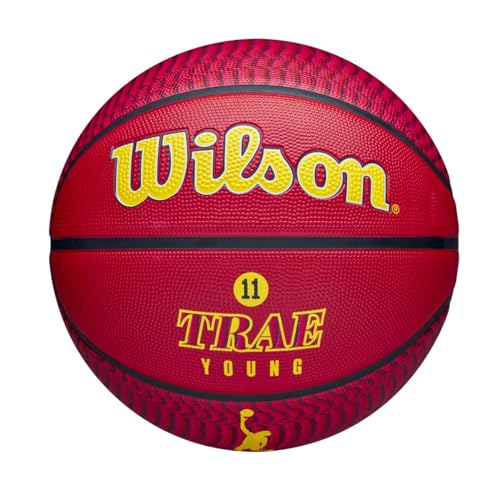 Wilson NBA Player Icon Trae Young Outdoor Ball WZ4013201XB, Womens,Mens basketballs, red, 7 EU Wilson NBA Player Icon Trae Young Outdoor Ball WZ4013201XB, Womens,Mens basketballs, red, 7 EU von Wilson