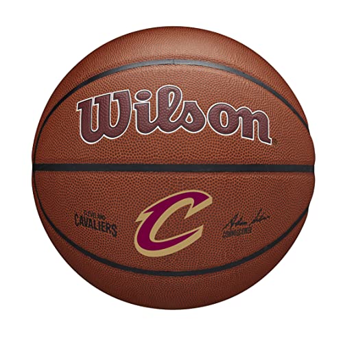 Wilson Basketball, NBA Team Alliance, Cleveland Cavaliers, Outdoor und Indoor, PureFeel Cover, Größe: 7, Braun Wilson Basketball, NBA Team Alliance, Cleveland Cavaliers, Outdoor und Indoor, PureFeel Cover, Größe: 7, Braun von Wilson