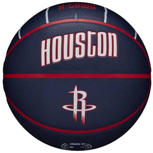 Wilson NBA Team City Collector Houston Rockets Ball WZ4016411ID, Unisex basketballs, Navy, 7 EU Wilson NBA Team City Collector Houston Rockets Ball WZ4016411ID, Unisex basketballs, Navy, 7 EU von Wilson