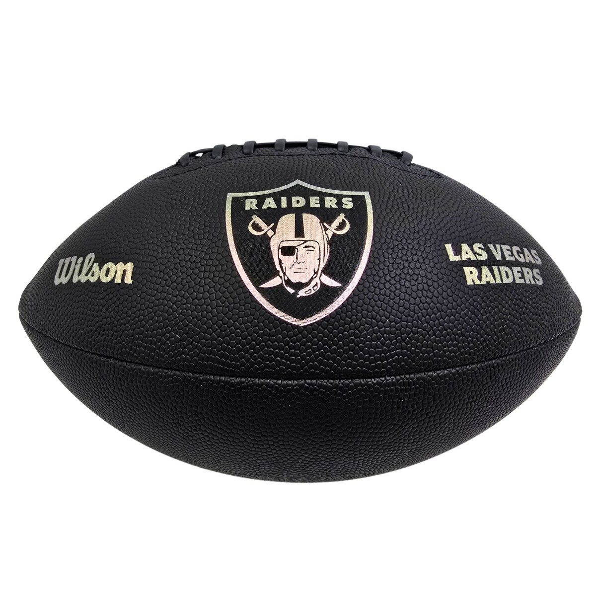 Wilson NFL Las Vegas Raiders Metallic Premiere Football Offizielle Größe 9 - schwarz Wilson NFL Las Vegas Raiders Metallic Premiere Football Offizielle Größe 9 - schwarz von Wilson