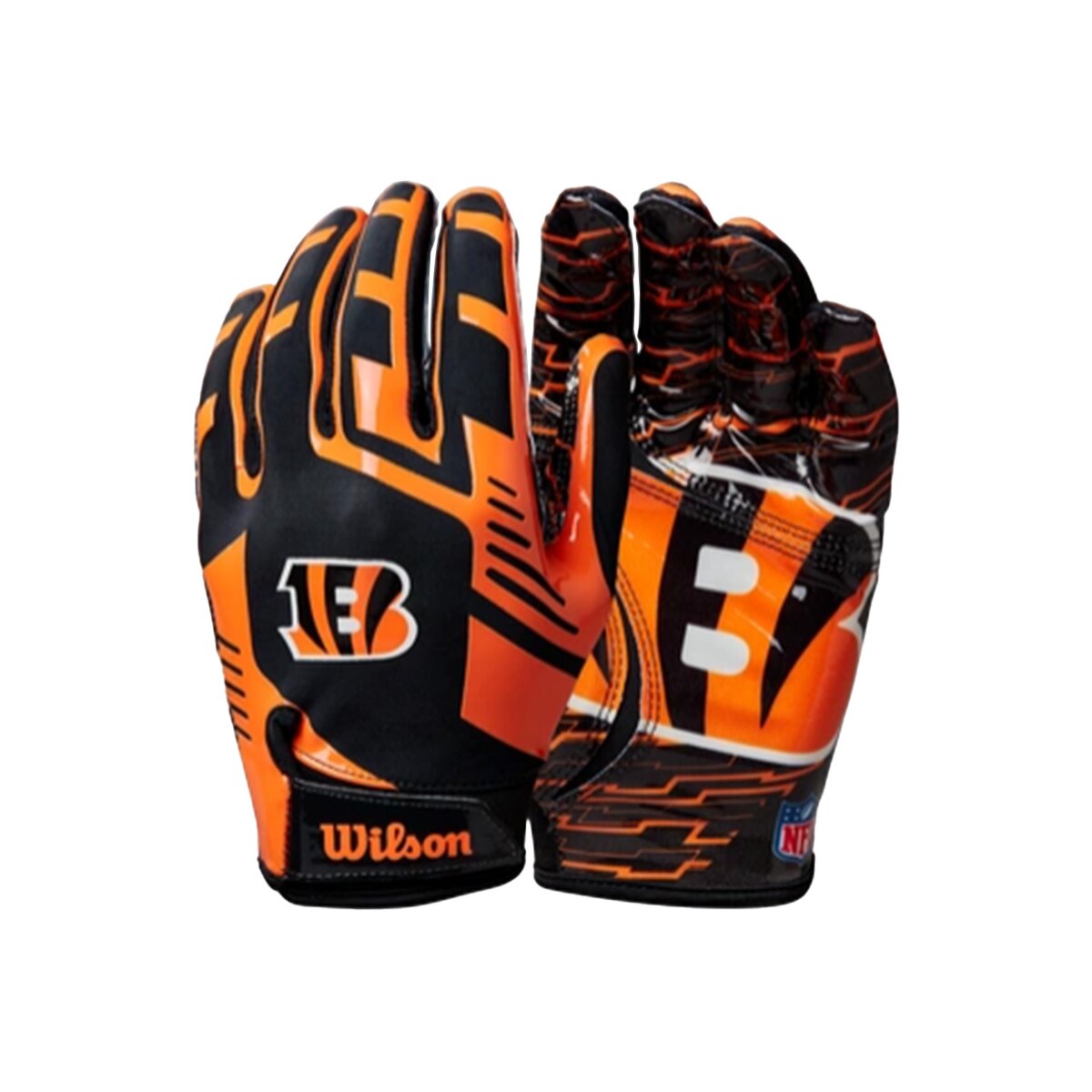 Wilson NFL Stretch Fit Adult Receiver Handschuhe - Team Cincinnati Bengals Wilson NFL Stretch Fit Adult Receiver Handschuhe - Team Cincinnati Bengals von Wilson