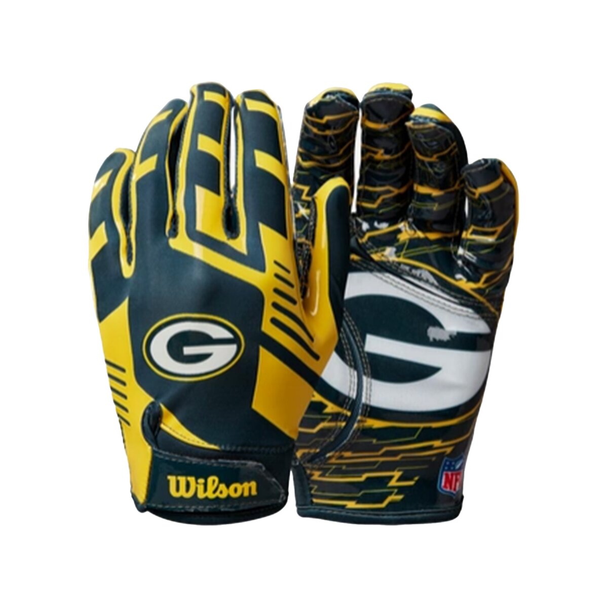 Wilson NFL Stretch Fit Adult Receiver Handschuhe - Team Green Bay Packers Wilson NFL Stretch Fit Adult Receiver Handschuhe - Team Green Bay Packers von Wilson
