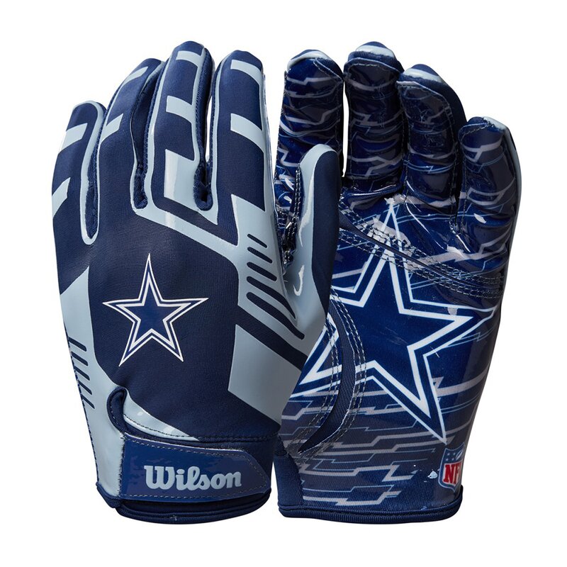 Wilson NFL Stretch Fit Youth Receiver Handschuhe Team Dallas Cowboys von Wilson