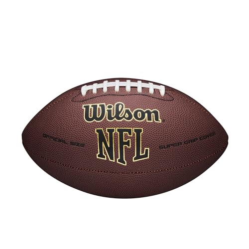 Wilson NFL Super Grip Fußball, braun, Official Wilson NFL Super Grip Fußball, braun, Official von Wilson