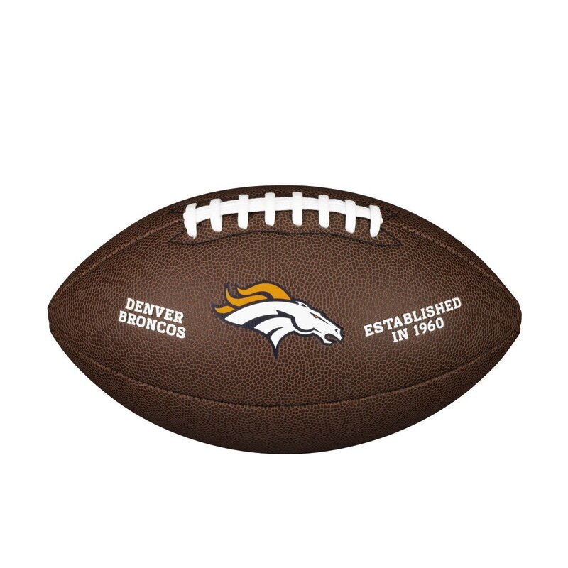 Wilson NFL Team Logo Composite Football Denver Broncos von Wilson