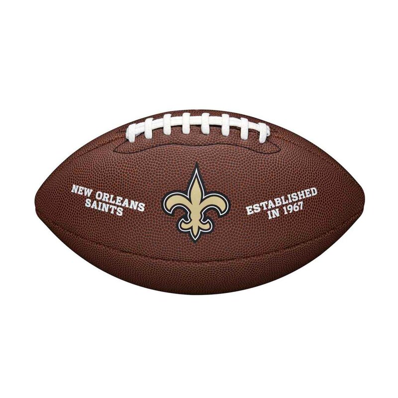 Wilson NFL Team Logo Composite Football New Orleans Saints von Wilson