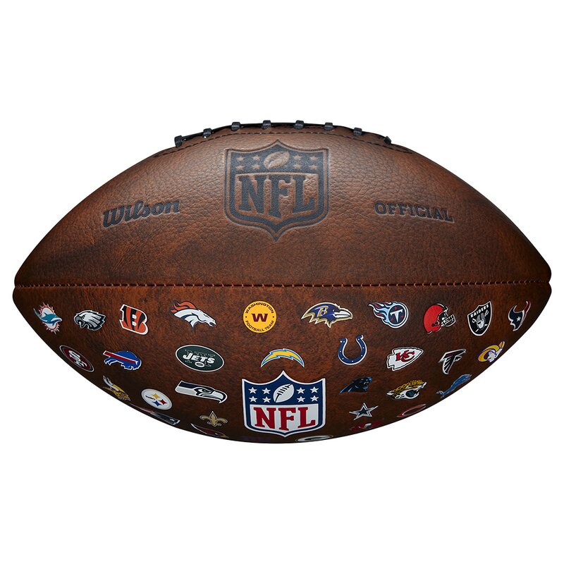 Wilson NFL official Throwback 32 Team Logo, Official size 9 von Wilson