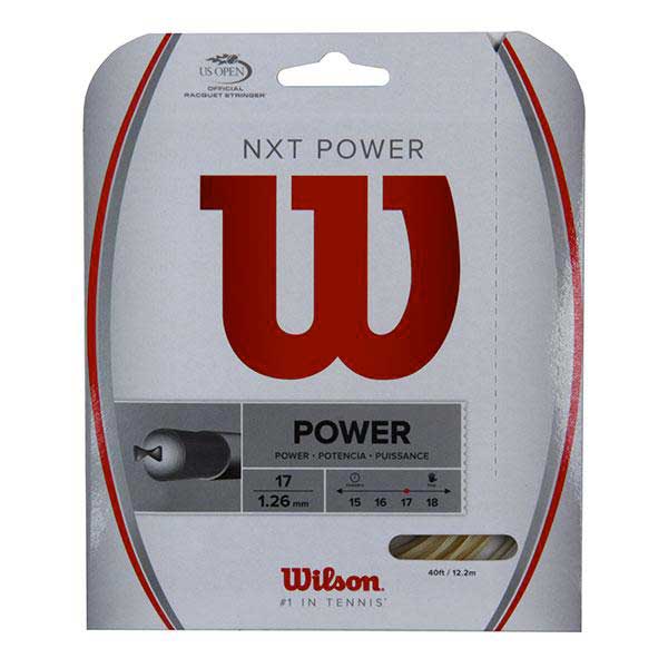 Wilson Nxt Power 12 M Tennis Single String Beige 1.30 mm Wilson Nxt Power 12 M Tennis Single String Beige 1.30 mm von Wilson