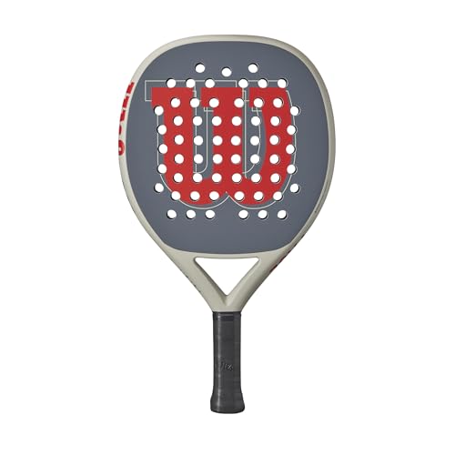 Wilson Pace V1 Padel Racquet WR169311U, Unisex Paddle Tennis Rackets, Red, 2 EU von Wilson