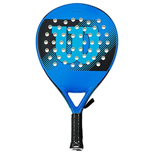 Wilson Padel-Schläger, Striker, Unisex, blau, EVA-Kern/Fiberglas, 370 Gramm, Auch für Beach-Tennis geeignet, WRT97070U von Wilson