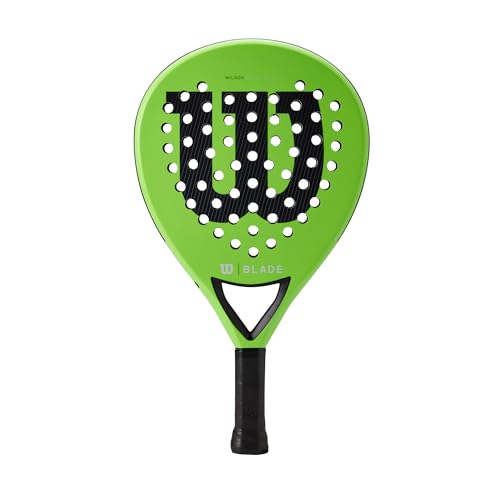 Wilson Padel-Schläger Blade Team v2, Fiberglas/Eva, 370 g, Grün, WR067421U2 von Wilson