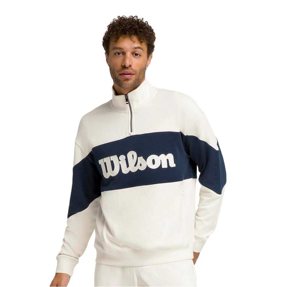 Wilson Parkside Half Zip Sweatshirt Weiß M Mann Wilson Parkside Half Zip Sweatshirt Weiß M Mann von Wilson