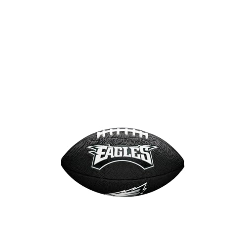 Wilson Unisex-Youth MINI NFL TEAM SOFT TOUCH FB BL PH American Football, BLACK, Wilson Unisex-Youth MINI NFL TEAM SOFT TOUCH FB BL PH American Football, BLACK, von Wilson