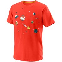 Wilson Planetary Tech T-Shirt Jungen in orange, Größe: M von Wilson