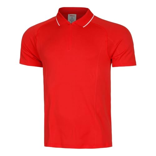 Wilson Players Seamless Team Polo 2.0 Herren Polo rot XXL von Wilson