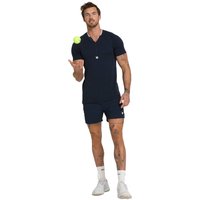 Wilson Players Seamless Zip Henley 2.0 T-Shirt Herren in blau, Größe: L von Wilson