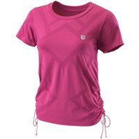 Wilson Power Seamless II T-Shirt Damen in pink, Größe: XL von Wilson