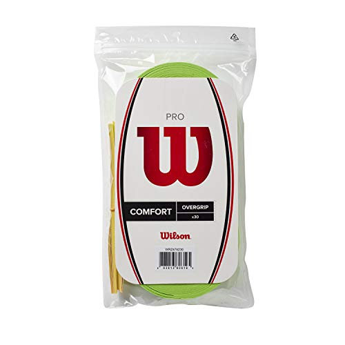 Wilson Pro Overgrip für Tennisschläger, 30er Pack, grün, WRZ474230 Wilson Pro Overgrip für Tennisschläger, 30er Pack, grün, WRZ474230 von Wilson
