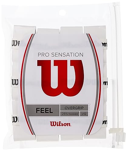 Wilson PRO OG Sensation 12PK WH Overgrip, Weiß, Standard Wilson PRO OG Sensation 12PK WH Overgrip, Weiß, Standard von Wilson