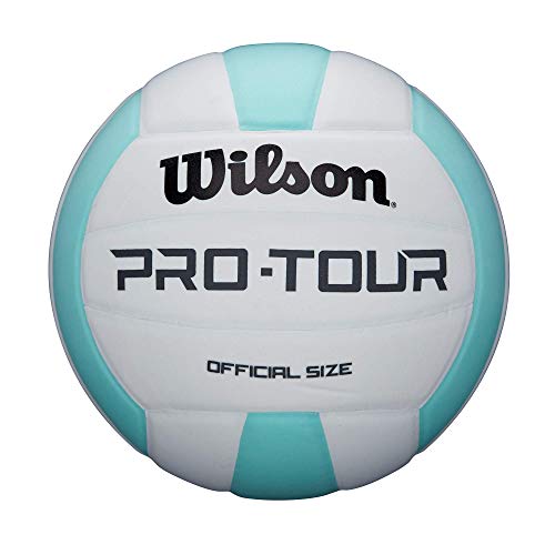 Wilson Pro Tour Indoor Volleyball – Blaugrün/Weiß (WTH20319ID) von Wilson