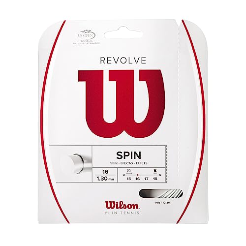 Wilson Unisex Tennissaite Revolve, weiß, 12,2 Meter,, 1,30 mm, WRZ946500 Wilson Unisex Tennissaite Revolve, weiß, 12,2 Meter,, 1,30 mm, WRZ946500 von Wilson