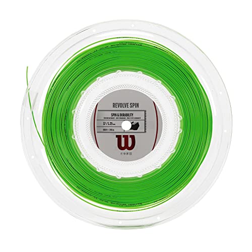 Wilson Unisex-Adult Revolve Spin Tennis String Racket, Green, 17G Wilson Unisex-Adult Revolve Spin Tennis String Racket, Green, 17G von Wilson