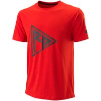 Wilson Rush Pro Tech T-shirt Herren Rot - S von Wilson