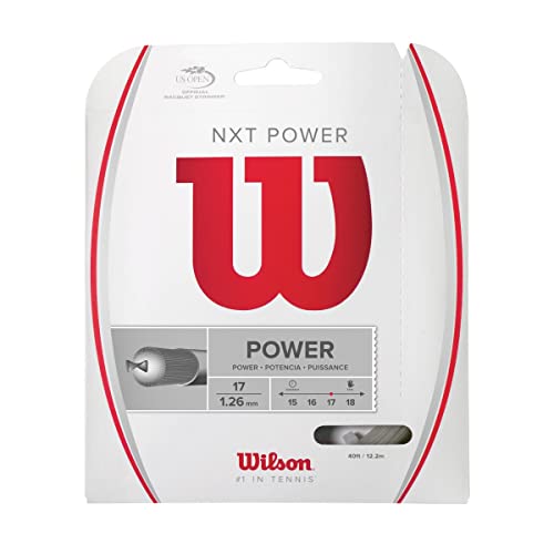 Wilson Unisex Tennissaite NXT Power, Natur, 12,2 Meter, 1,26 mm, WRZ941700 Wilson Unisex Tennissaite NXT Power, Natur, 12,2 Meter, 1,26 mm, WRZ941700 von Wilson