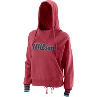 Wilson Script Eco Hoody Damen in rot von Wilson