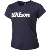 Wilson Script Tech T-Shirt Damen in blau, Größe: L von Wilson