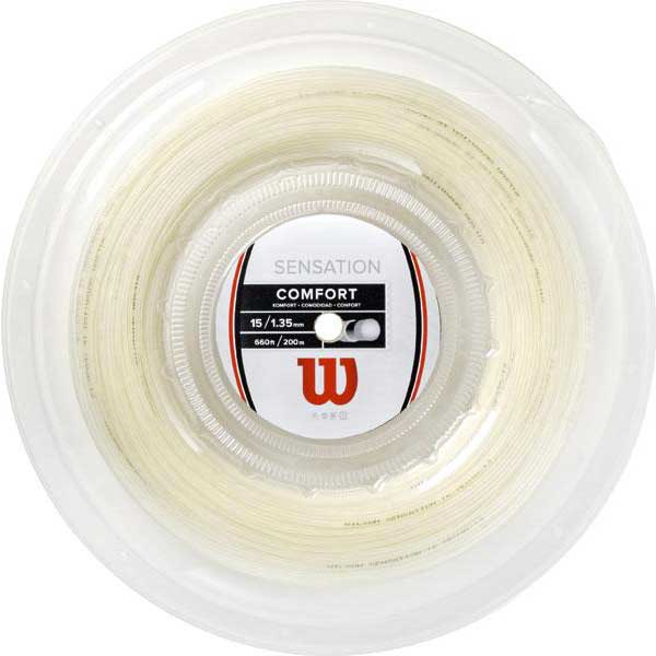 Wilson Sensation 200 M Tennis Reel String Weiß 1.30 mm Wilson Sensation 200 M Tennis Reel String Weiß 1.30 mm von Wilson