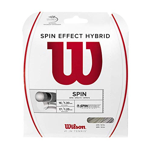 Wilson Spin Effect Hybrid Tennissaite – Set, Weiß Wilson Spin Effect Hybrid Tennissaite – Set, Weiß von Wilson